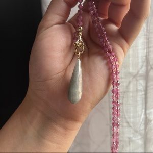 Labradorite Stone Pendant Charm